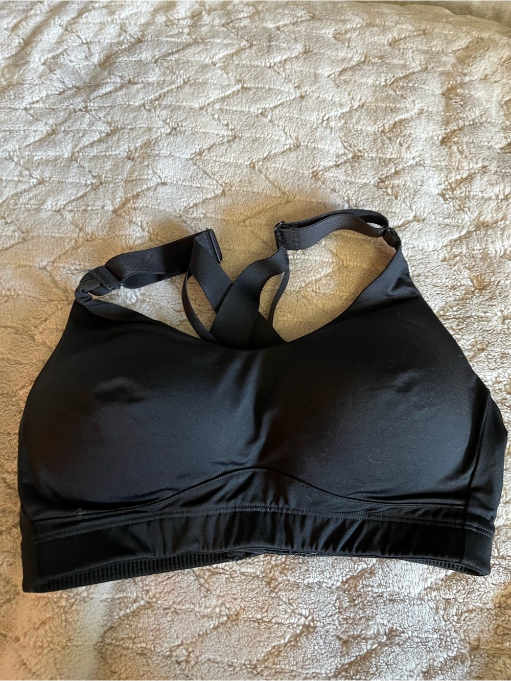 Calia Black Cross-Back Sports Bra